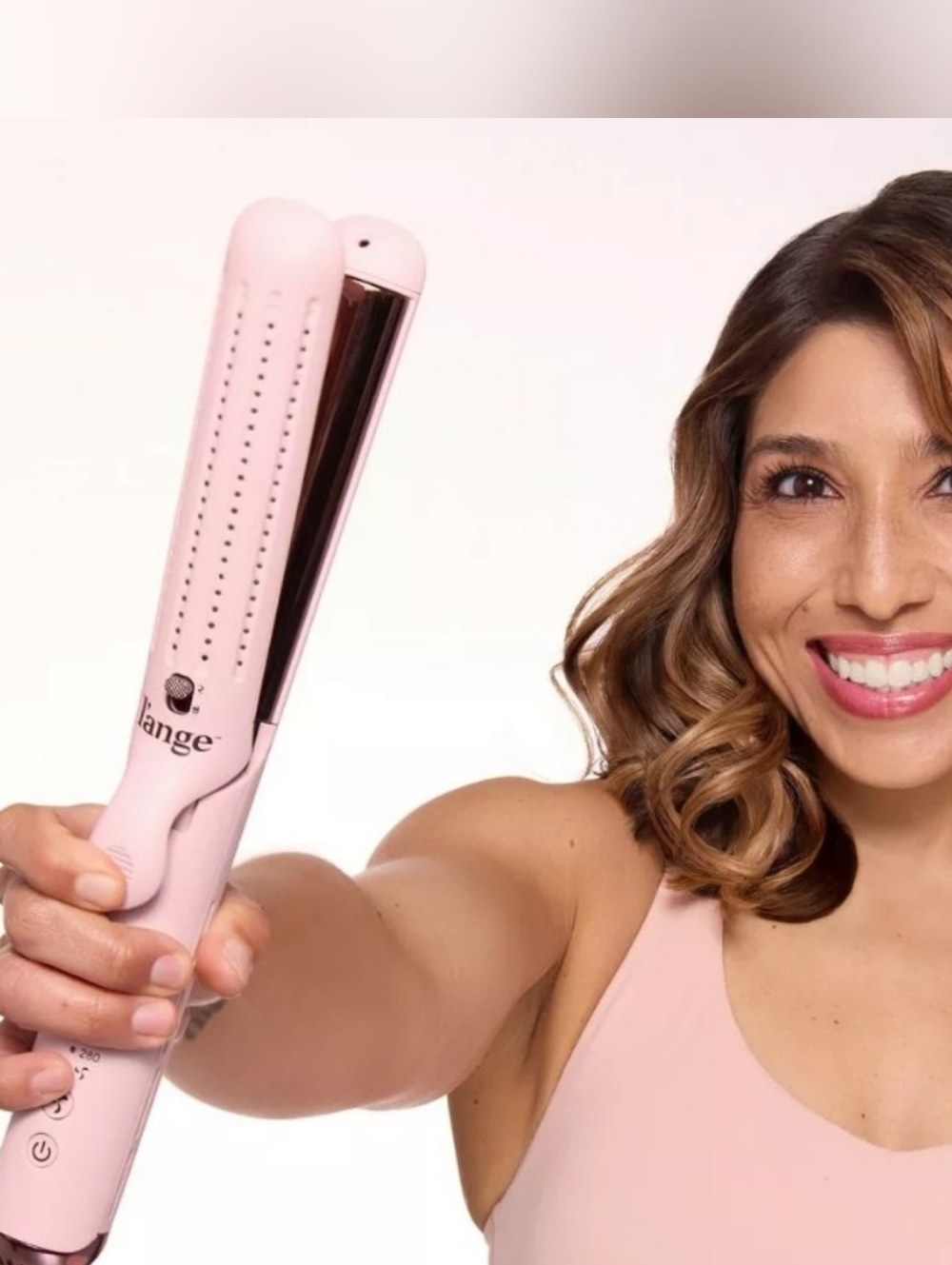 L'ANGE HAIR Le Duo 360 Airflow Styler Curling Wand & Titanium Straightener
